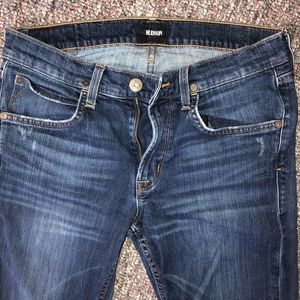 Medium Wash Slim Straight Hudson Jeans